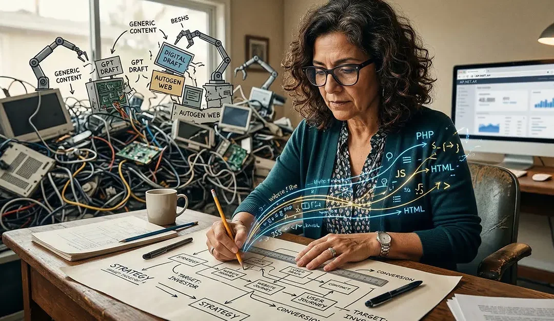 ¿Por qué hacer mi Web con IA es poco indicado aún?