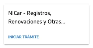 NICar, Registros, Renovaciones de dominios, etc